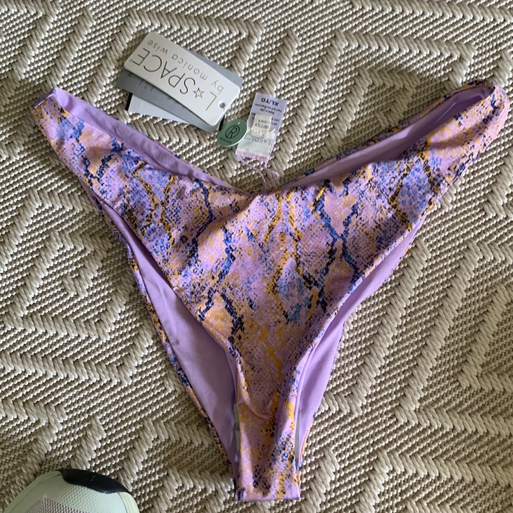 NWT L*Space Cabana swim bottom- reversible